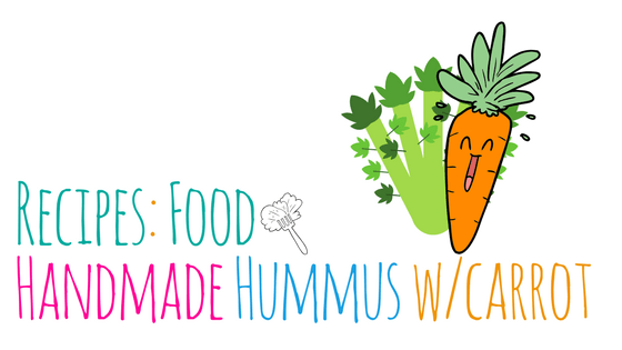 Recipes : Handmade Hummus with Carrot – Delicious and Refreshing!