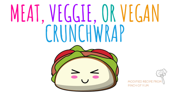 Recipes: Crunchwrap or Crunchwrap Supreme – Meat, Vegetarian, or Vegan Style!